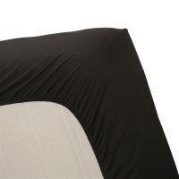 Beddinhouse Renforcé Spannbettlaken  Percale Hl Black 140 X 200 Cm Hh: 35 Cm 140 x 200 cm Steghöhe: 35 cm 1 Spannbettlaken Schwarz