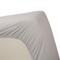 Beddinhouse Renforcé Spannbettlaken  Percale Hl Light Grey 160 X 200 Cm Hh: 35 Cm 160 x 200 cm Steghöhe: 35 cm 1 Spannbettlaken Hellgrau