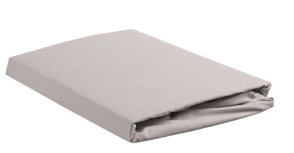 Beddinhouse Renforcé Spannbettlaken  Percale Hl Light Grey 160 X 210/220 Cm Hh: 35 Cm 160 x 210/220 cm Steghöhe: 35 cm 1 Spannbettlaken Hellgrau