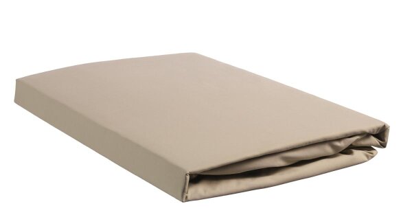 Beddinhouse Renforcé Spannbettlaken  Percale Hl Sand 160 X 200 Cm Hh: 35 Cm 160 x 200 cm Steghöhe: 35 cm 1 Spannbettlaken Sand