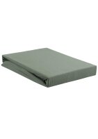 Beddinhouse Jersey, Baumwolle Spannbettlaken Jersey 160 Hl Green 80/90X200/220 80/90 x 200/220 cm Steghöhe: 30 cm 1 Spannbettlaken Grün