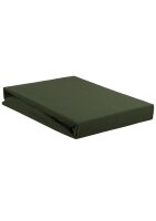 Beddinhouse Jersey, Baumwolle Spannbettlaken Jersey 160 Hl Dark Green 140X200 140 x 200/220 cm Steghöhe: 30 cm 1 Spannbettlaken Dunkelgrün