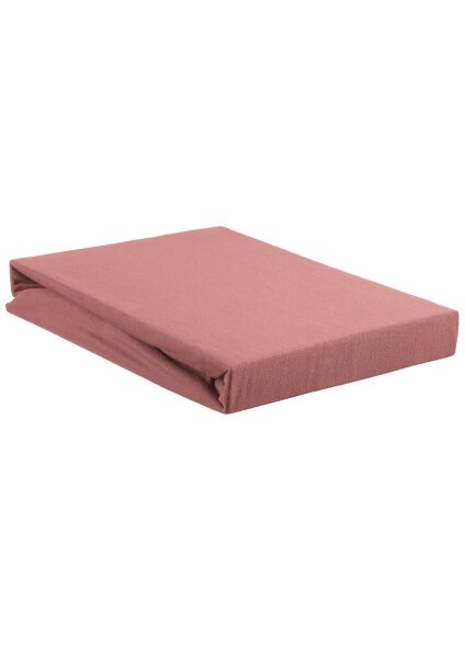 Beddinhouse Jersey, Baumwolle Spannbettlaken Jersey 160 Hl Pink 140X200 140 x 200/220 cm Steghöhe: 30 cm 1 Spannbettlaken Rosa