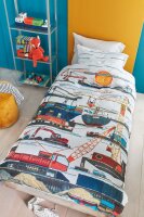 Beddinghouse Kids Seaport Bettwäsche - Multi reine Baumwolle, 144 TC 1 Bettbezug, 1 Kissenbezug 135 x 200 cm + 1x 80 x 80 cm