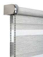 Gardinia Doppelrollo de luxe grau-melange 140 x 180 grau-melange