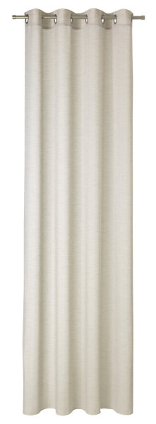 Neutex Ösenschal unten Beschwerungsband Allure H x B 245 x 140 cm taupe