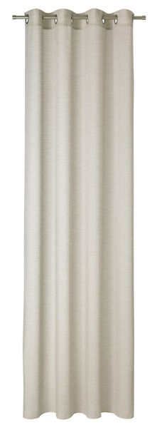 Neutex Ösenschal unten Beschwerungsband Allure H x B 245 x 140 cm cappuccino