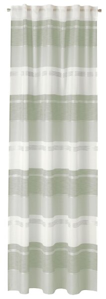 Neutex Schal mit Schlaufenband unten Beschwerungsband Morella H x B 245 x 144 cm grün