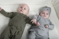 Babys Only Knotenmütze Melange khaki - 0-3 Monate Melange Jungs,Mädchen 0-3 mnd Einheitsgröße Grün