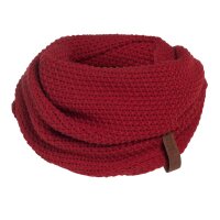 Knit Factory Coco Schal One Size Glatt Rot