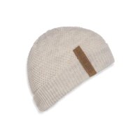 Knit Factory Jazz Mütze One Size Glatt Beige