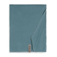 Knit Factory Liv Pareo 180x130 cm Glatt Stonegreen