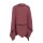 Knit Factory Jazz Poncho capes One Size Glatt Rot