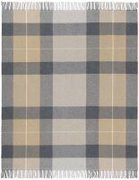 Biederlack Plaid Franse 130 x 170 cm Quito Beige