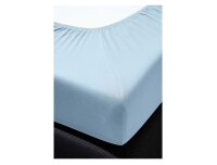 Irisette Frottier-Stretch Spannbetttuch Orion 0009 bleu 120 x 200 cm + 120x200 cm