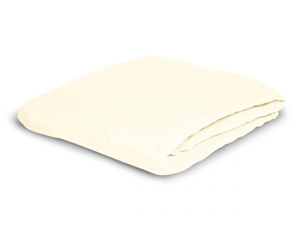 Irisette Kuschel-Jersey Spannbetttuch Vesuv-T 0012 creme 100 x 200 cm 12-81 creme