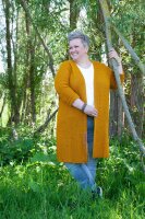 Knit Factory Luna Strickjacke 46/48 Glatt Braun