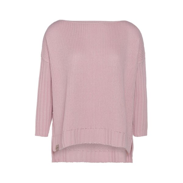 Knit Factory Kylie Pullover 36/44 Glatt Rosa