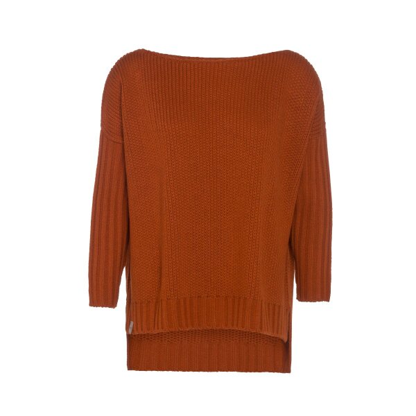 Knit Factory Kylie Pullover 36/44 Glatt Orange