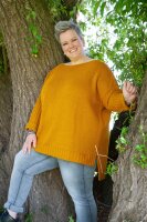 Knit Factory Kylie Pullover 46/54 Glatt Anthrazit