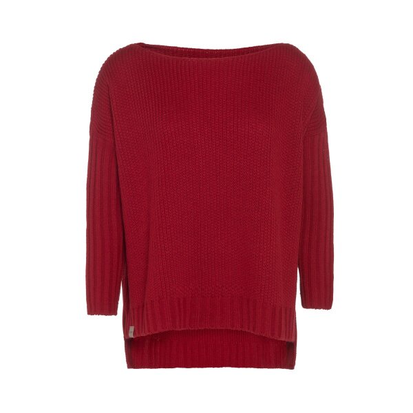 Knit Factory Kylie Pullover 36/44 Glatt Rot