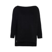 Knit Factory Kylie Pullover 36/44 Glatt Schwarz