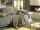 Heckett and Lane  Wafel Kissenbezug 80x80 Taupe Grey Uni Taupe-Grey