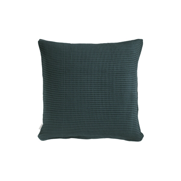 Heckett and Lane  Wafel Kissenbezug 50x50 Bistro Green Uni Bistro-Green