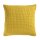 Heckett and Lane  Wafel Kissenbezug 80x80 Curry Yellow Uni Curry-Yellow