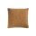 Heckett and Lane  Wafel Kissenbezug 50x50 Cognac Brown Uni Cognac-Brown