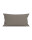 Heckett and Lane Mako Satin Elementi Kissenbezug 40x80 Taupe Grey Uni Taupe-Grey