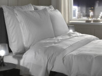 Heckett and Lane Mako Satin Banda BW 135 White Striped White