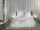 Heckett and Lane Mako Satin Diamante Bettwäsche 155 White  White 1 Bettbezug 155x220cm + 1 Kissenbezug 80x80cm