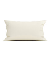 Yellow Perkal Percale Kissenbezug 40x80 Off-White Uni...