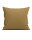 Yellow Perkal Percale Kissenbezug 80x80 Cognac Brown Uni Cognac-Brown