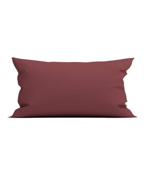 Yellow Perkal Percale Kissenbezug 40x80 Spicy Red Uni Spicy-Red