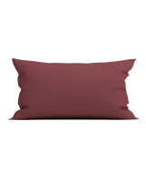 Yellow Perkal Percale Kissenbezug 40x80 Spicy Red Uni...