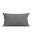 Yellow Perkal Percale Kissenbezug 40x80 Steel Grey Uni Steel-Grey