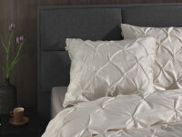 Yellow Mako Satin Nova Bettwäsche 135 Off-White Uni Off-white 1 Bettbezug 135x200cm + 1 Kissenbezug 80x80cm