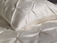 Yellow Mako Satin Nova Bettwäsche 135 Off-White Uni Off-white 1 Bettbezug 135x200cm + 1 Kissenbezug 80x80cm