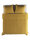 Yellow  Cialda Bettwäsche 135 Ochre Gold Uni Ochre-Gold 1 Bettbezug 135x200cm + 1 Kissenbezug 80x80cm