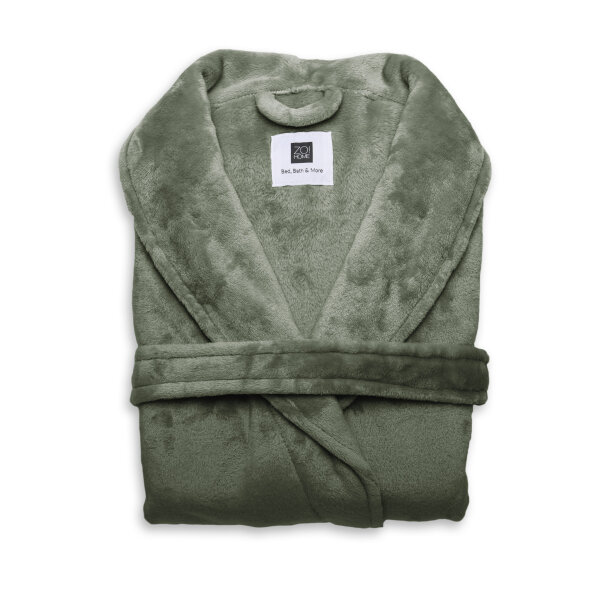 Zo!Home  Cara Bademantel Lang M Olive Green Uni Olive-Green