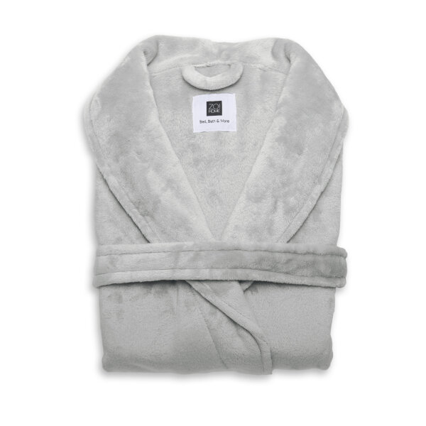 Zo!Home  Cara Bademantel Lang XL Pearl Grey Uni Pearl-Grey