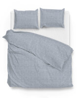 Zo!Home  Lino Bettwäsche 200 Denim Uni Denim 1...