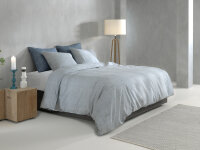Zo!Home  Lino Bettwäsche 200 Denim Uni Denim 1...