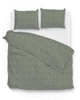 Zo!Home  Lino Bettwäsche 200 Army Green Uni...