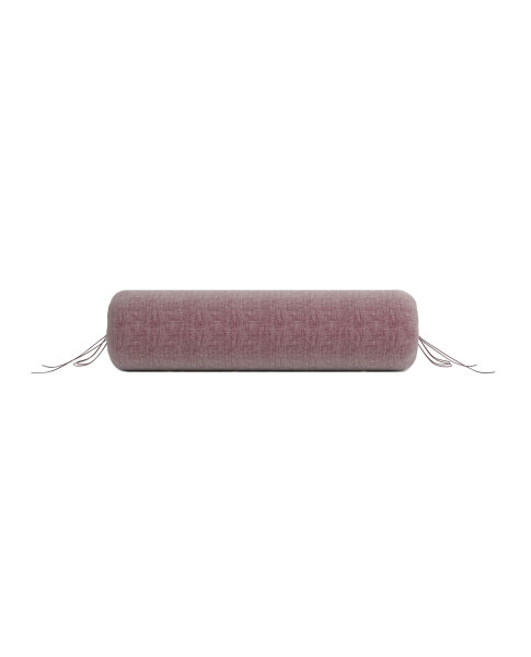 Zo!Home  Lino Nackenrollenbezug 25x90 Wine Red Uni Wine-Red
