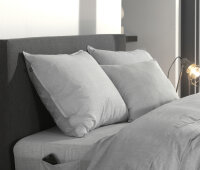 Zo!Home  Lino Kissenbezug 80x80 Dove Grey Uni Dove-Grey