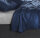 Zo!Home Bettwäsche Satinado 1 Bettwäsche 140x220cm mit 1 Kopfkissen 60x70cm 100% Baumwolle Mako-Satin Navy Blue
