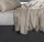 Zo!Home Bettwäsche Satinado 1 Bettwäsche 260x220cm mit 2 Kopfkissen 60x70cm 100% Baumwolle Mako-Satin Forest Sand